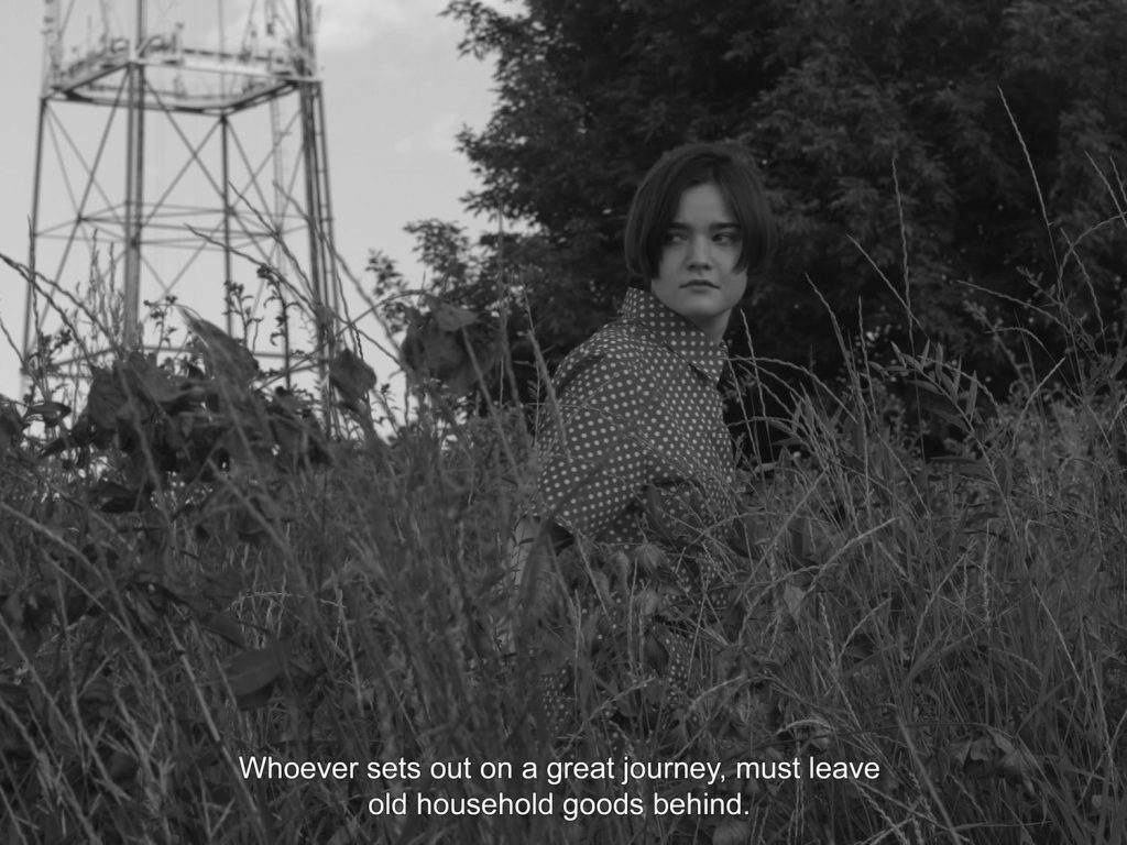 Yarema Malashchuk & Roman Khimei, Dedicated to the Youth of the World, 2017, Video, b/w, sound, 2’ 26’’