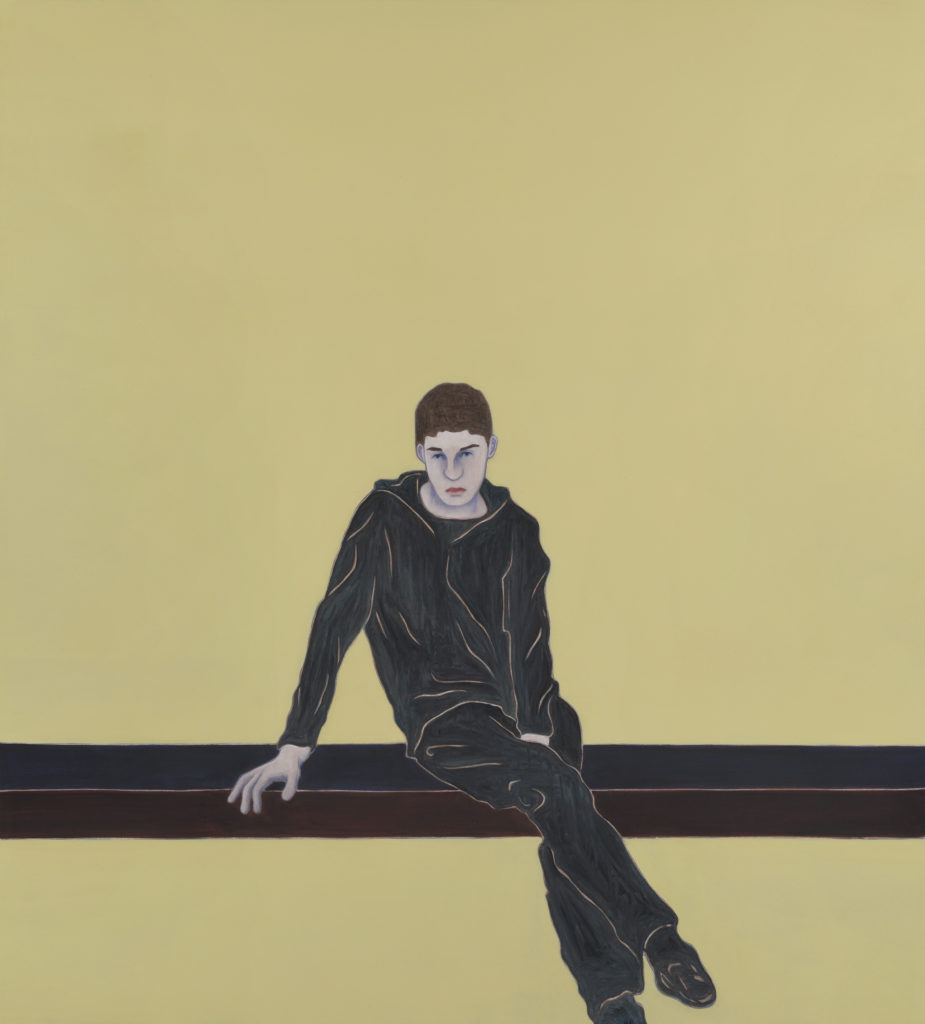 Djamel Tatah, Sans titre (Inv. 16009), 2016, Huile et cire sur toile, 220 x 200 cm - Courtesy Galerie Poggi, Paris
