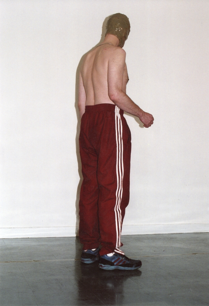 Georges Tony Stoll, Communauté inavouable ou Que fait-il dans son survêtement Adidas?, 1997, Silver photograph, RA-4 satin finish color print, 122 x 82 cm