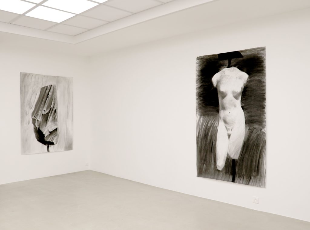 Nikita Kadan, Exhibition view of "The Day of blood", Galerie Poggi, 2020 © CLAD / THE FARM
