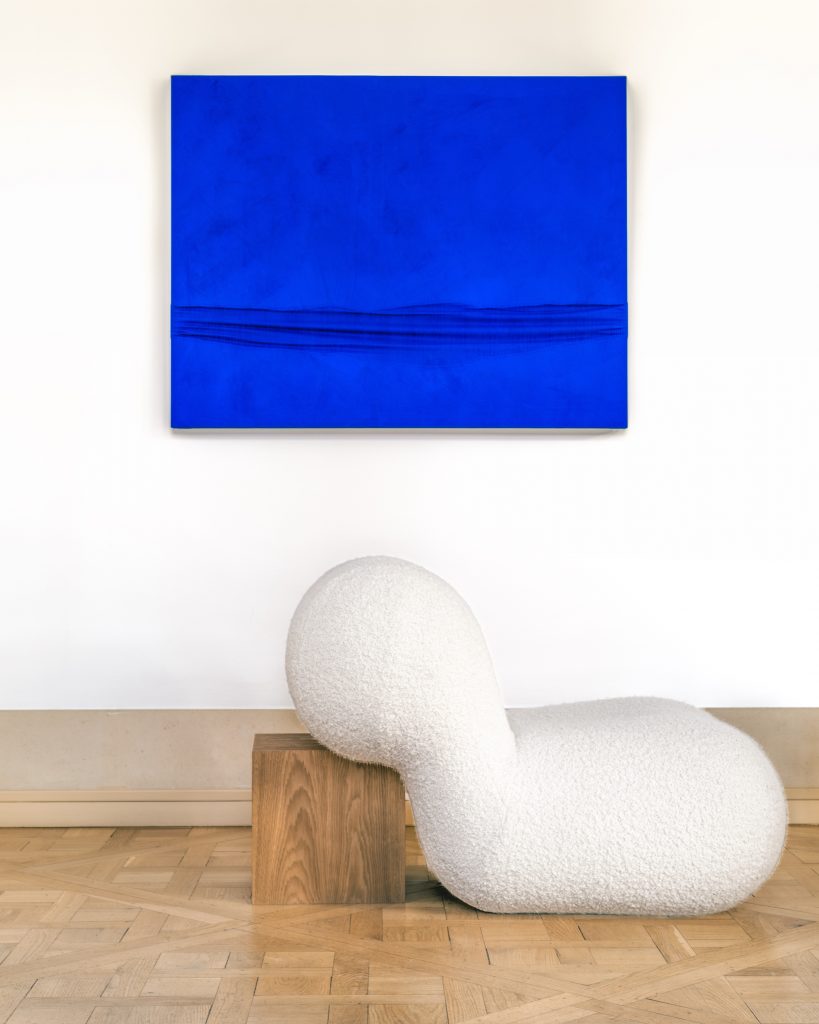 Sidival Fila, Metafora blu 47, 2022, Installation view at Théorème Editions, Paris (FR)