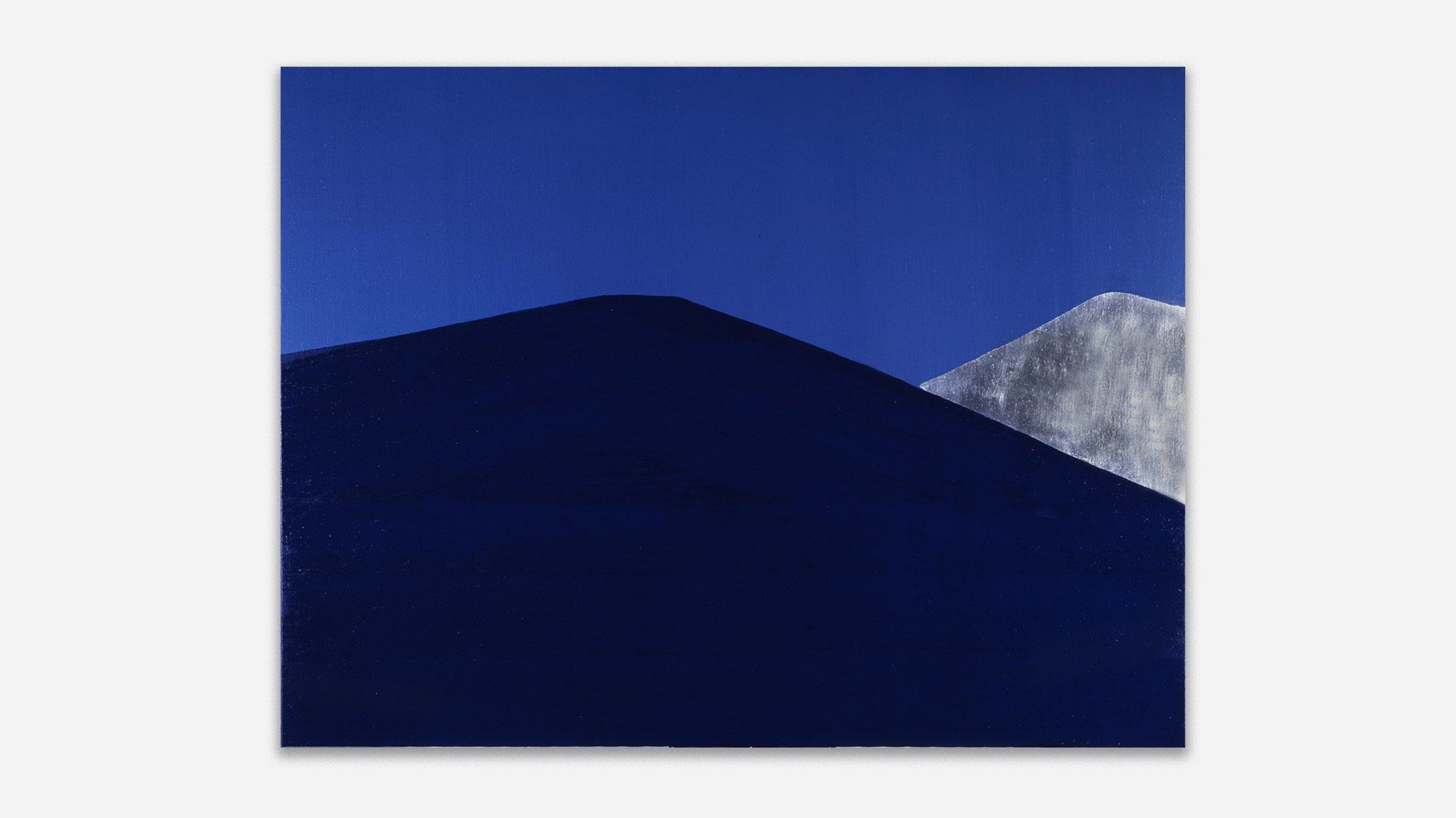 Anna-Eva Bergman, N°20-1981 Paysage de montagne, 1981, Acrylic and metal leaf on canvas, 200 x 250 cm