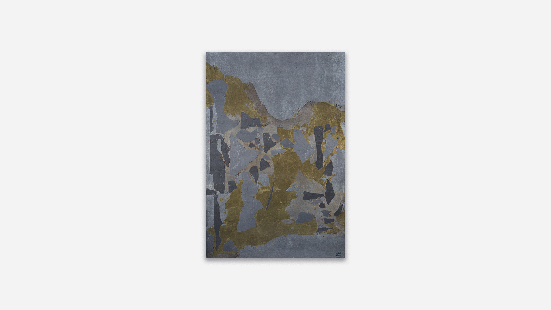 Anna-Eva Bergman, N°28-1963, 1963, Tempera and metal leaf on canvas, 73 x 50 cm