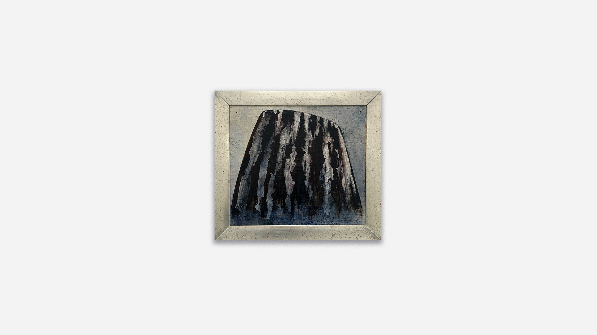 Anna-Eva Bergman, Petite montagne, 1957, 1957, Tempera and metal leaf on wood panel, 37.5 x 41.5 cm