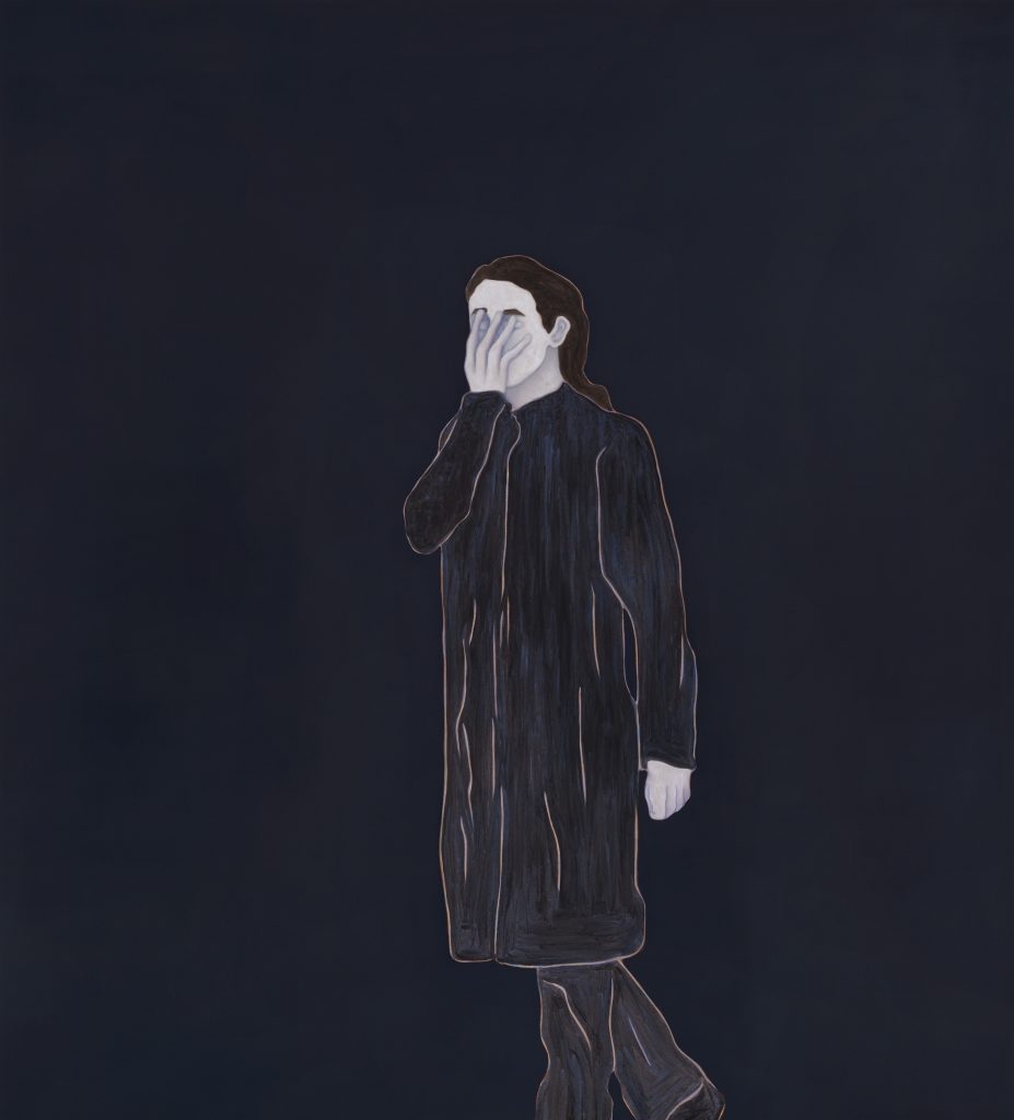 Djamel Tatah, Sans Titre (Inv. 16003), 2016, Signed and dated on the back, Oil paint and wax on canvas, 220 x 200 cm, SOLD