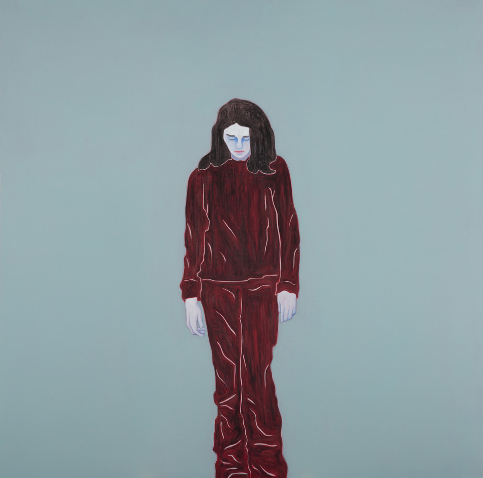 Djamel Tatah, Sans titre (Inv. 18014), 2018, Signed, titled and dated on the back, Oil and wax on canvas, 200 x 200 cm