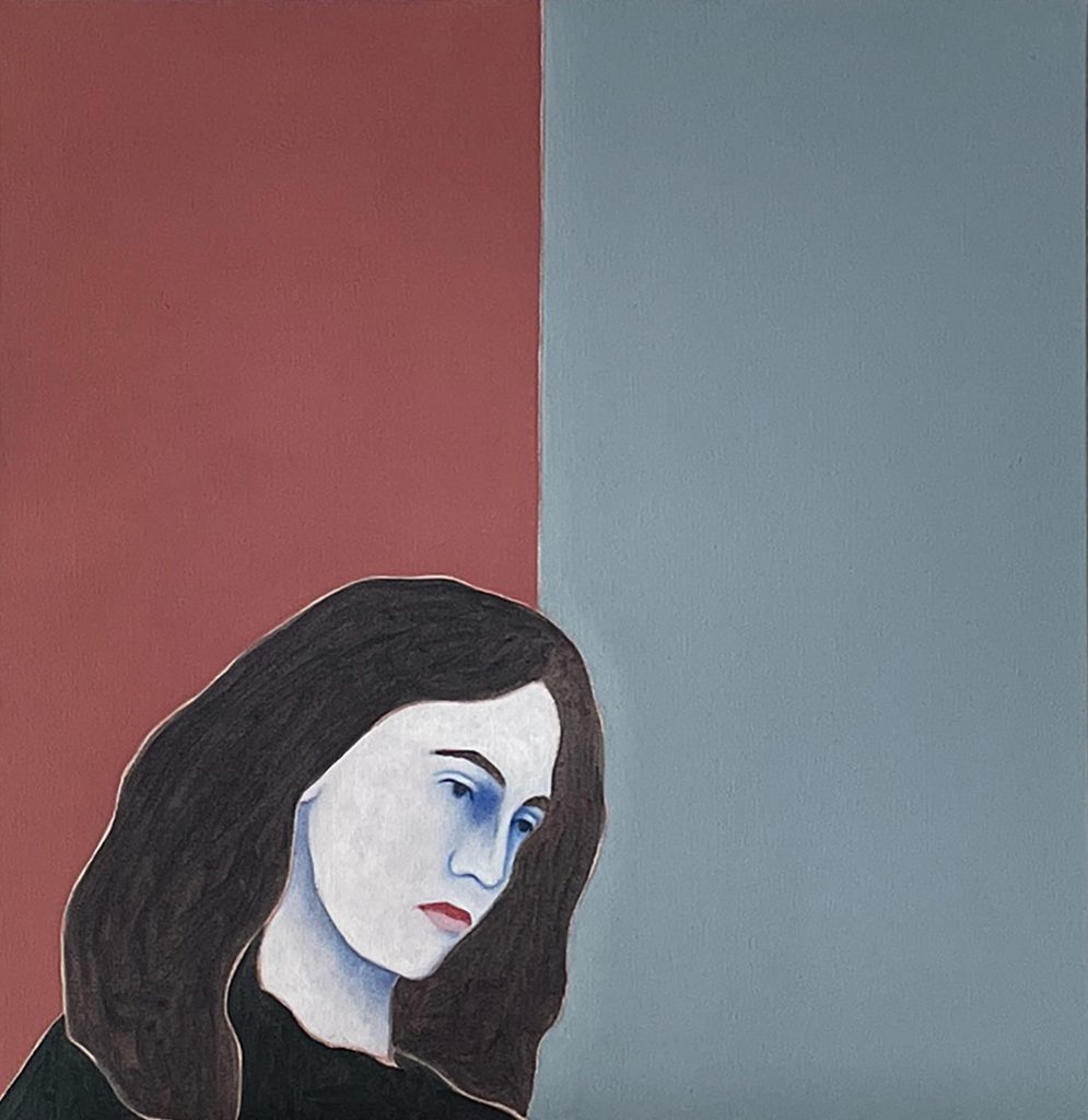 Djamel Tatah, Sans titre (Inv. 20013), Oil and wax on canvas, 70 x 70 cm