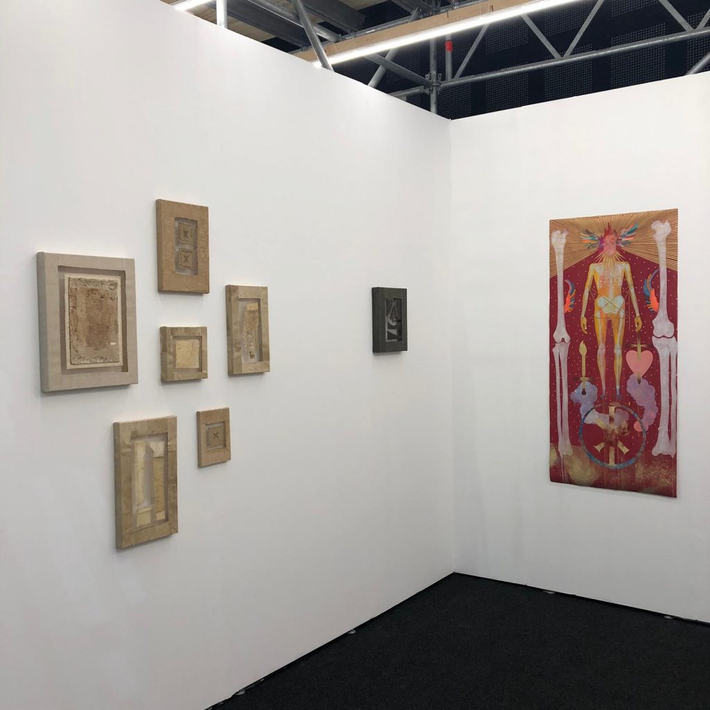 Georges Tony Stoll & Paul Mignard, vue du stand Galerie Jérôme Poggi, Material Art Fair, Mexico (MX), du 7 au 10 février 2019