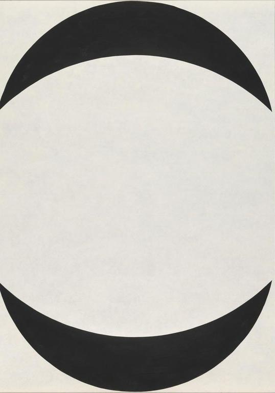 Kees Visser, Circle-reversed parameters, 1992, Painting on paper