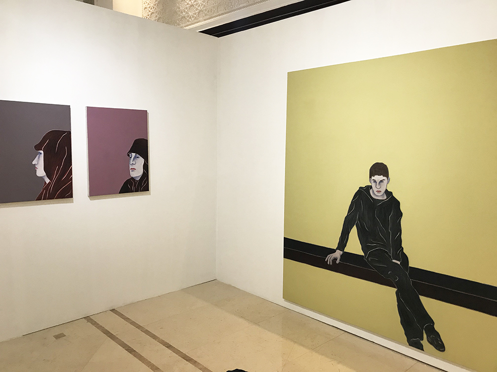 Vue de stand, Djamel Tatah, 1:54 Marrakech, Courtesy Galerie Poggi, Paris