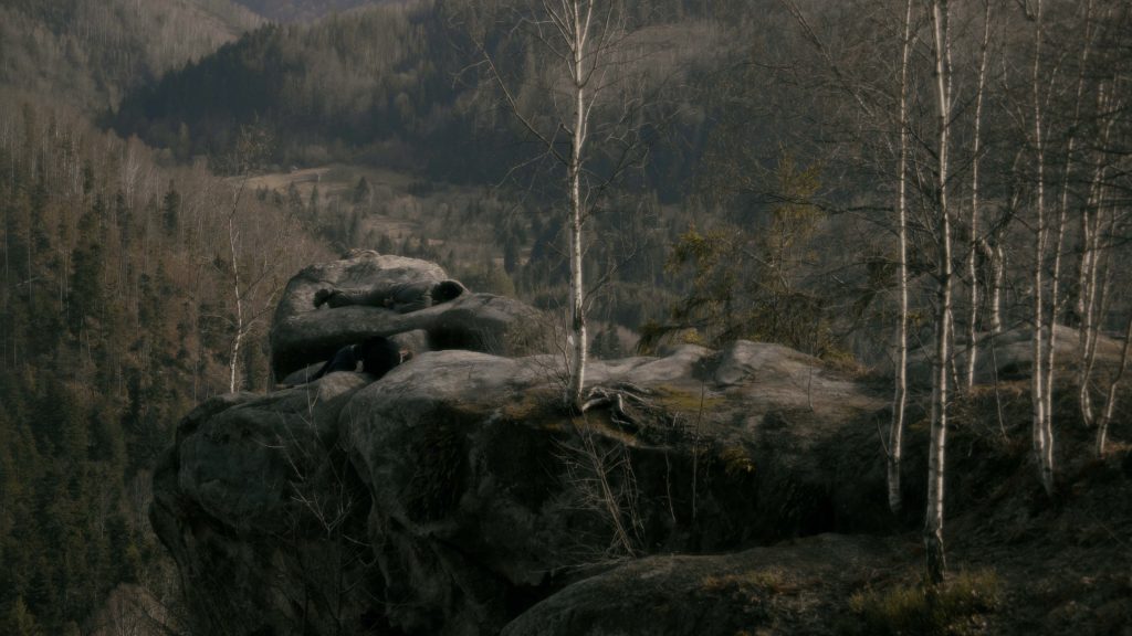 Yarema Malashchuk & Roman Khimei, The Wanderer, 2022, Option 1: 5 channel LED screens variable sizes, video, no sound, 04’ 00” loop, Option 2: 1 channel video, sound, 09’ 00”