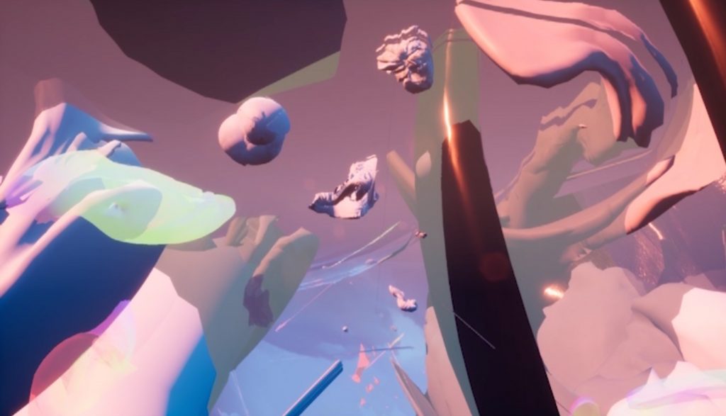 Ittah Yoda, VR, Body Alights, 2019, Screenshot from VR