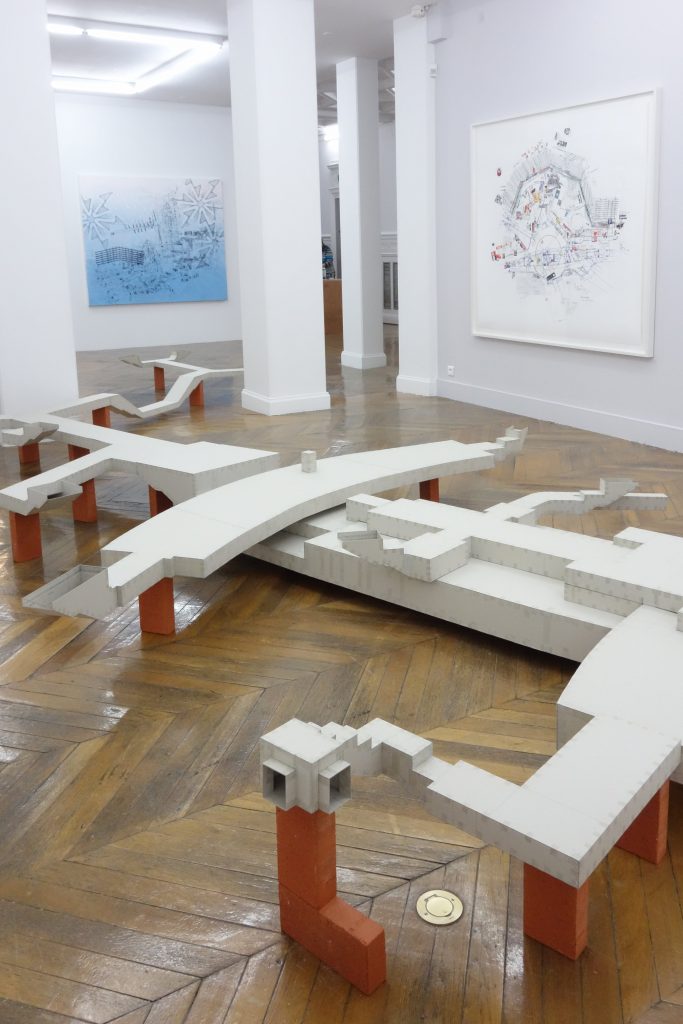 Larissa Fassler, Tissus Urbains, La Galerie Centre d'art contemporain Noisy-Le-Sec, 2021, Exhibition view