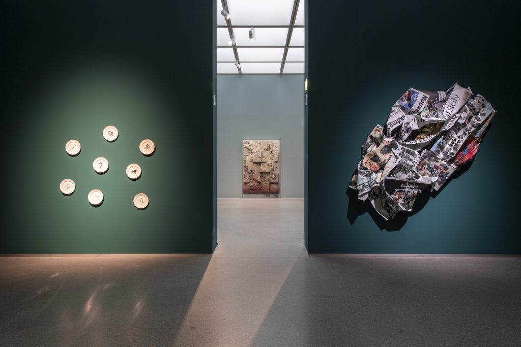 Nikita Kadan, Exhibition view of "FEELINGS - KUNST UND EMOTION", Pinakothek der Moderne, Munich (DE), 2019