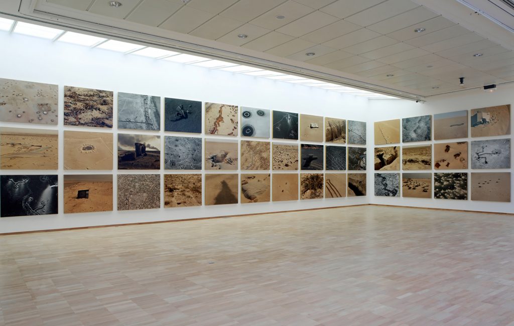 Sophie Ristelhueber, "Faits" series, Jeu de Paume, Paris, 2009, Exhibition view