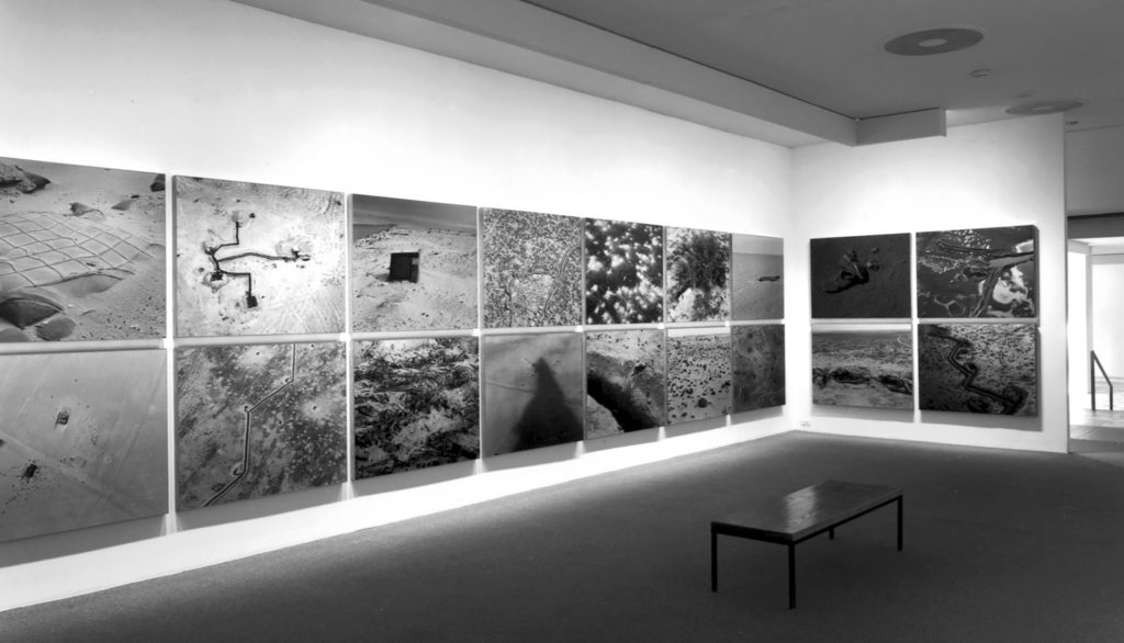Sophie Ristelhueber, "Faits" series, MoMA, New York, 1996, Exhibition view