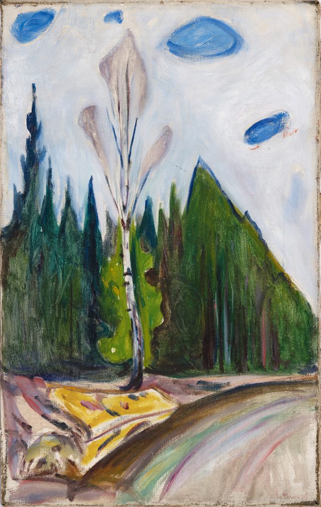 Edvard Munch, Early Spring, 1903-1905, Huile sur toile, 70, 5 x 44, 5 cm