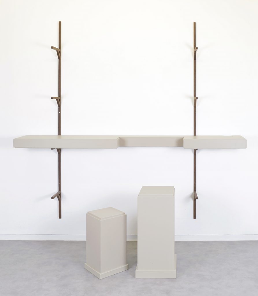 Wesley Meuris, Shelf with Pedestals, 2013