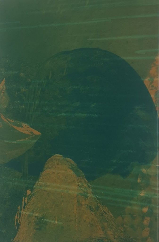 Ittah Yoda, Milo, 2022, Oil on canvas, handmade pigment by the artist, Unique work, 65 x 50 x 2.5 cm