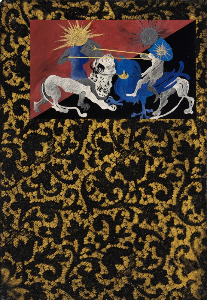 Paul Mignard, Reanimator, 2022, Pigments sur toile, 35 x 24 cm