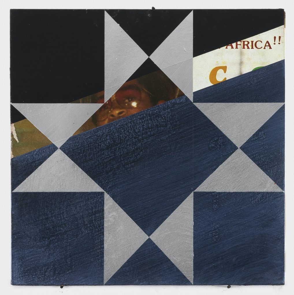 Paul Mignard, Unknown, 2021, Pigments on vinyl cover, vinyl record, 31 x 31 cm