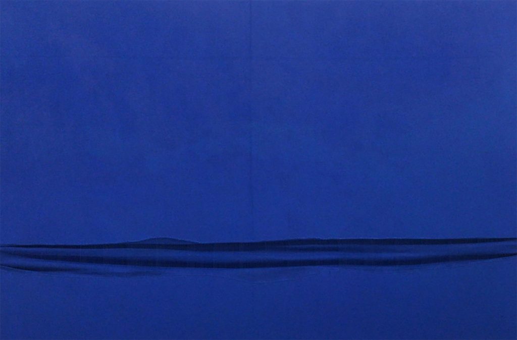 Sidival Fila, Metafora Blu Cobalto scuro 62, 2021, Acrylic on canvas, mounted on frame, 152 x 214 cm