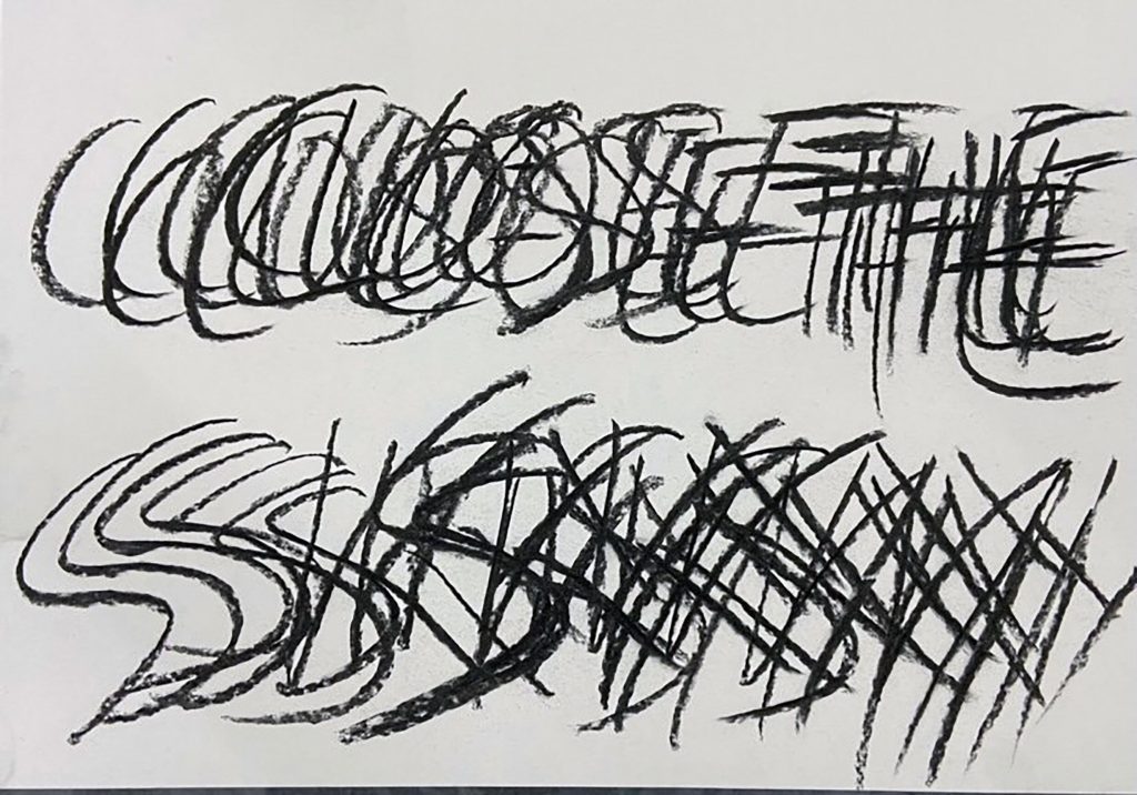 Nikita Kadan, Close the Sky, 2022, Charcoal on paper, 42 x 60 cm