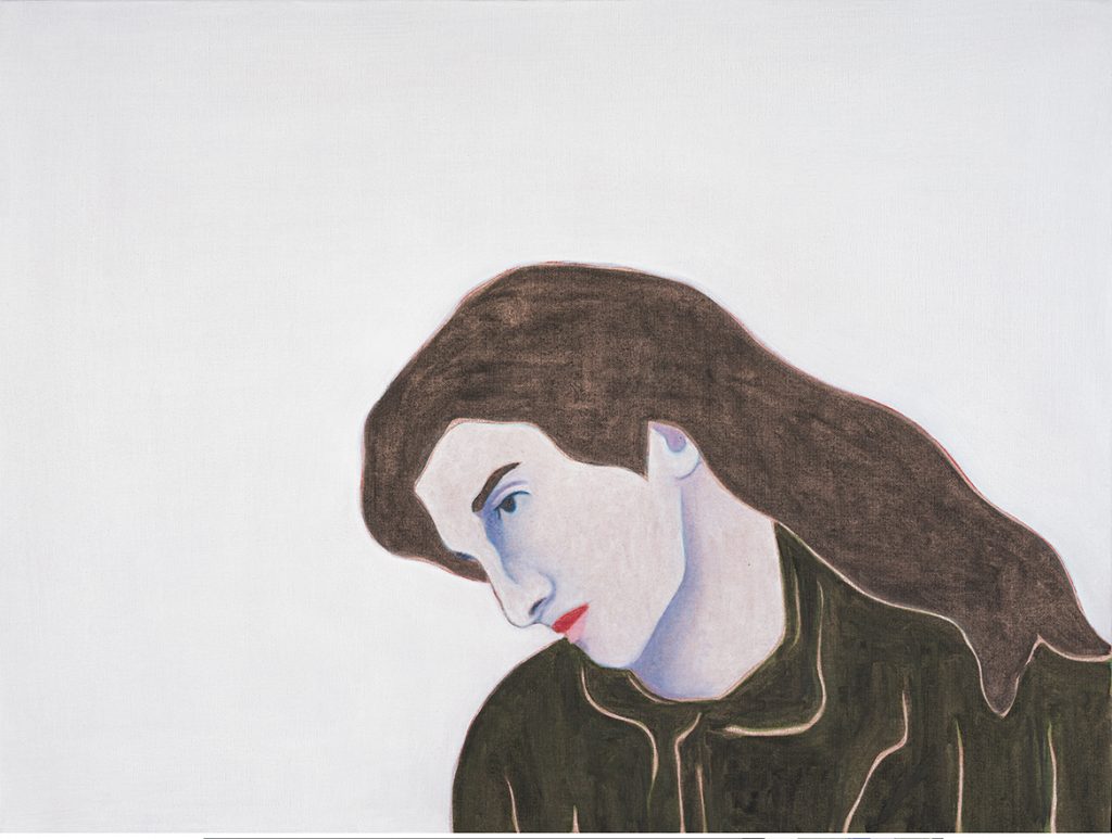 Djamel Tatah, Sans titre (Inv. 22015), 2022, Oil and wax on canvas, 60 x 80 cm, Courtesy Galerie Poggi, Paris © Franck Couvreur,