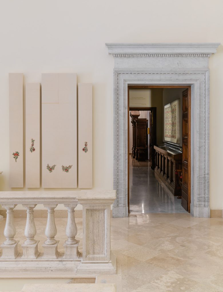 Sidival Fila, Vatican Library, 2023, Exhibition view, "(RE)VERSVS"