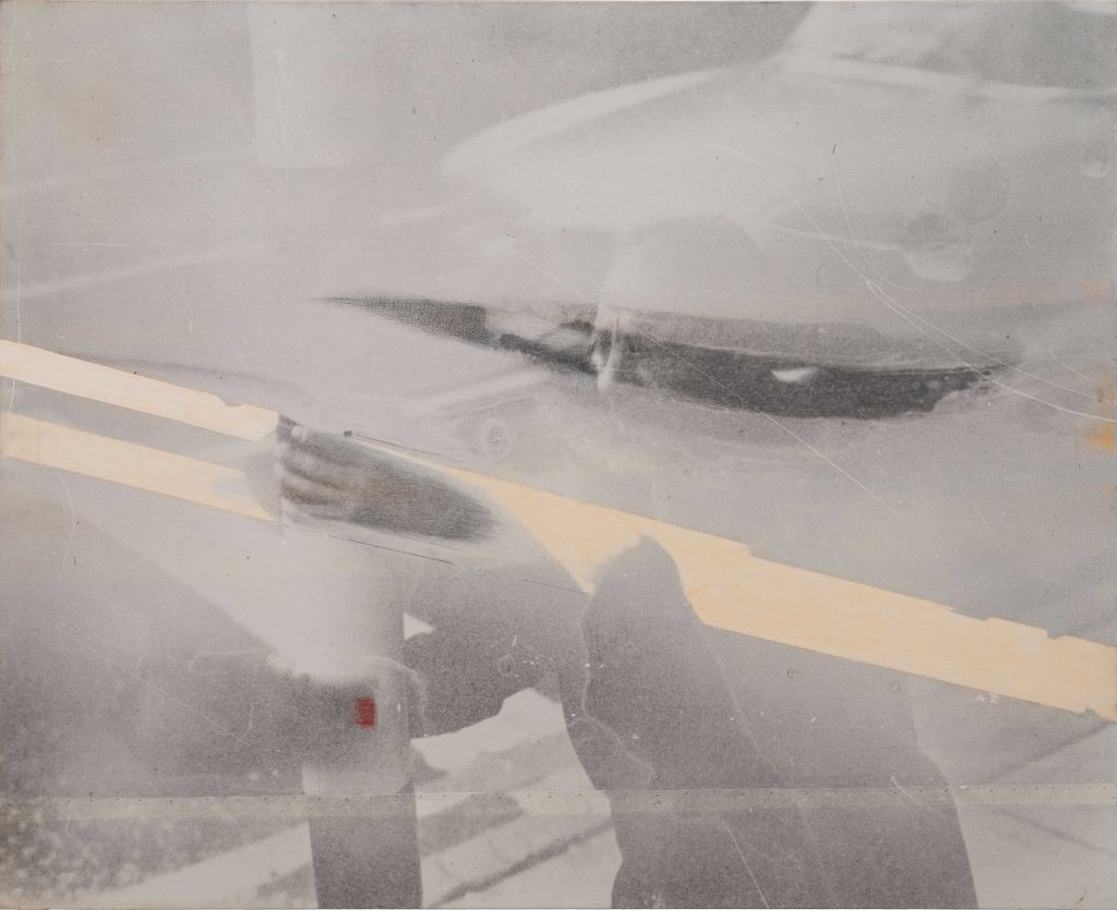 Darío Villalba, Borracho King Rd. IV, 1970 - 1994. Mixed media on linen canvas, 160 x 130 cm. Courtesy Galerie Poggi, Paris. Photo : @ Kit Production