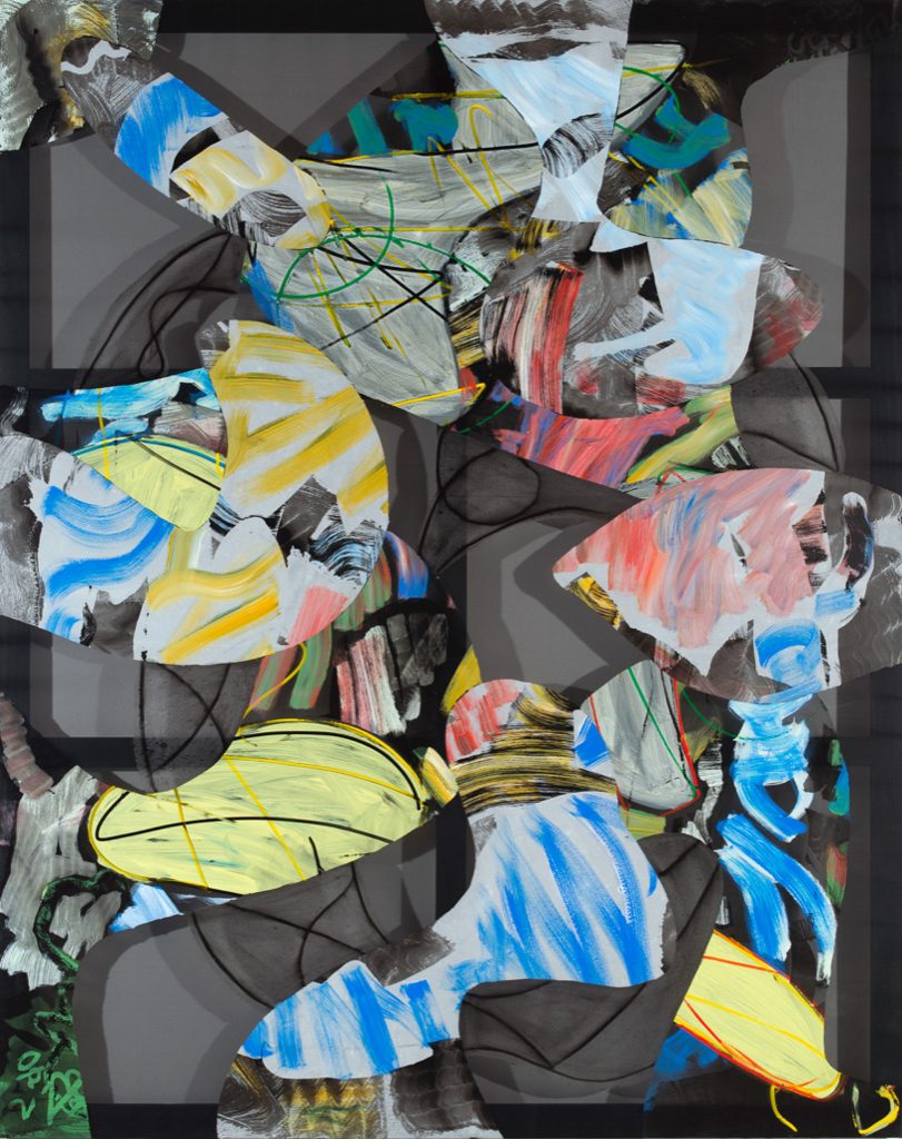 Christian Bonnefoi, Eurêka VIII, 2012, Acrylic on polyacetate, 250 x 200 cm