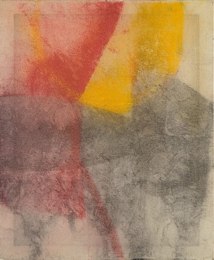 Christian Bonnefoi, Petit Fioretti, L’Obscur, 1991, Pastel on canvas, 61 x 50 cm