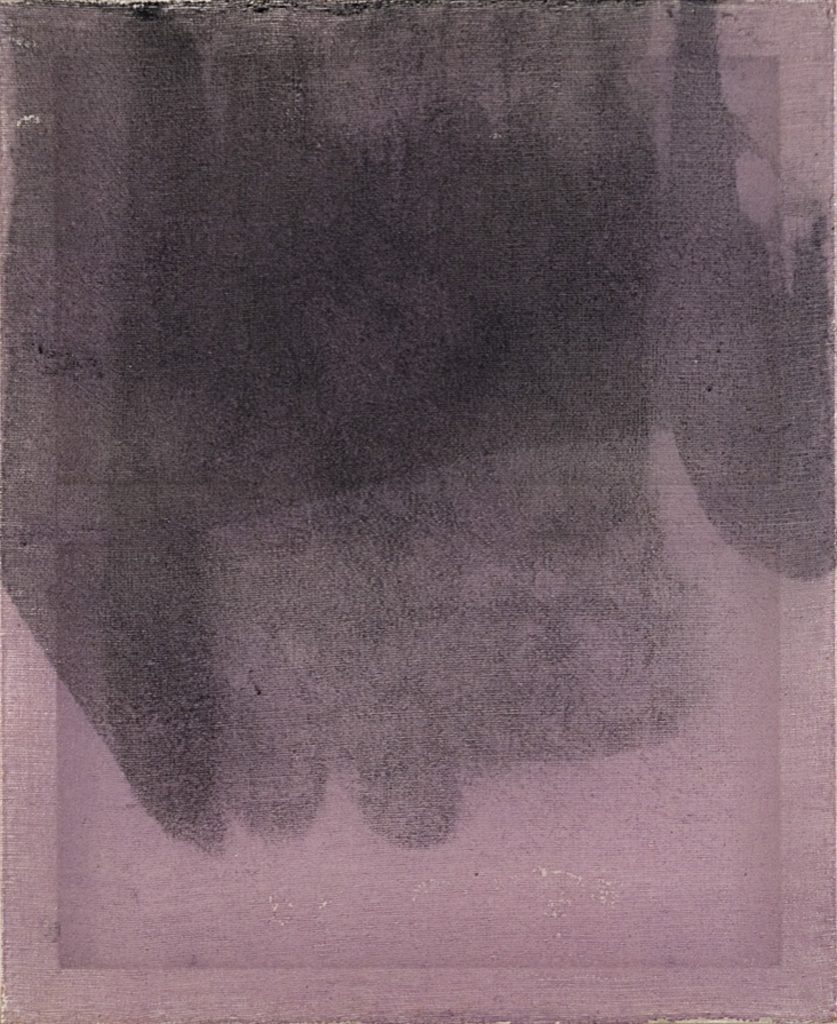 Christian Bonnefoi, Petit Fioretti, L’Obscur, 1991, Pastel on canvas, 61 x 50 cm