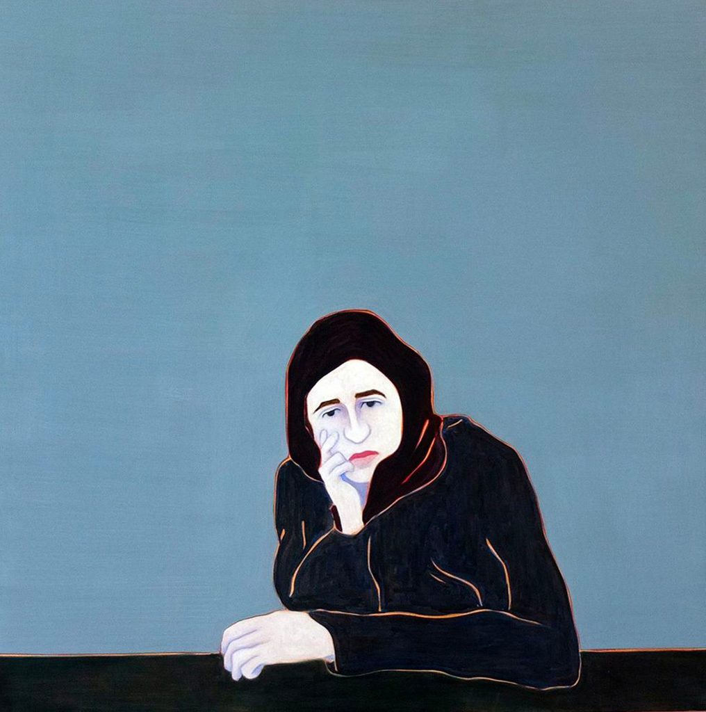 Djamel Tatah, Sans Titre (Inv. 13013), 2013, Oil and wax on canvas, 120 x 120 cm
