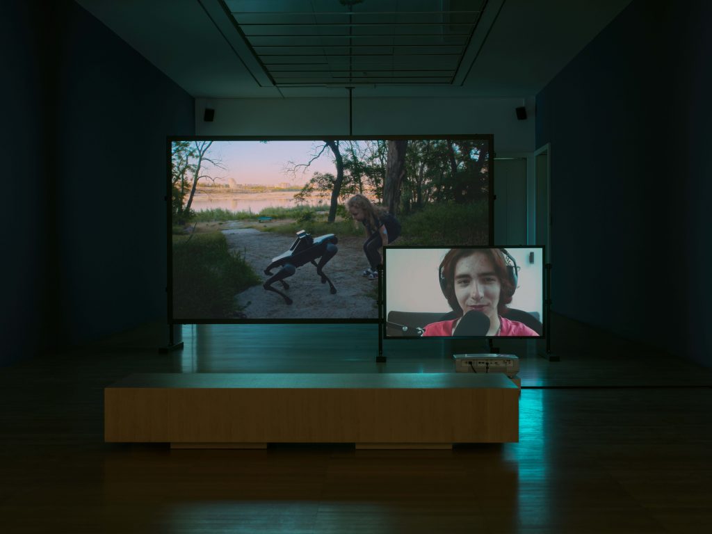Yarema Malashchuk & Roman Khimei, Ljubljana Biennale of Graphic Arts, Slovenia, 2025, Installation view, "Open World"