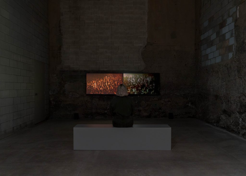 Yarema Malashchuk & Roman Khimei, Bradley Ertaskiran, Montréal, Canada, 2025, Exhibition view, "Fall and Spin" © Jean-Michael Seminaro