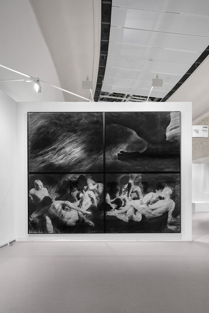 Nikita Kadan, Art Basel Paris (FR), 2025, Booth view, Galerie Poggi, Paris (FR), Voloshyn Gallery, Kyiv (UKR), Photo : © Graysc