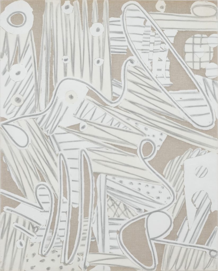 Christian Bonnefoi, Babel IX, 1995, Acrylic on canvas, 160 x 130 cm