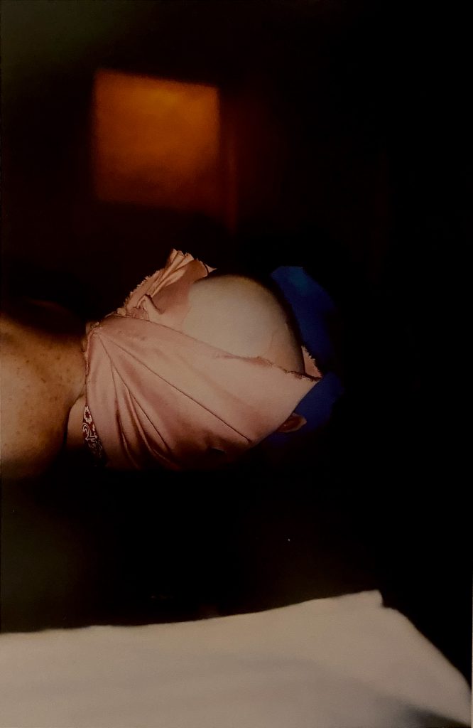 Georges Tony Stoll, Rose et bleu, 1994, Silver halide photography, RA-4 satin finish prestige color print, 120 x 80 cm