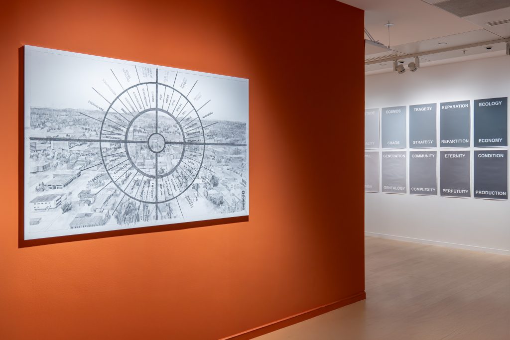 Larissa Fassler, Centre Culturel Canadien, Fondation Grantham, Quebec (CAN), 2026, Exhibition view, "Contraste et Indifférence"