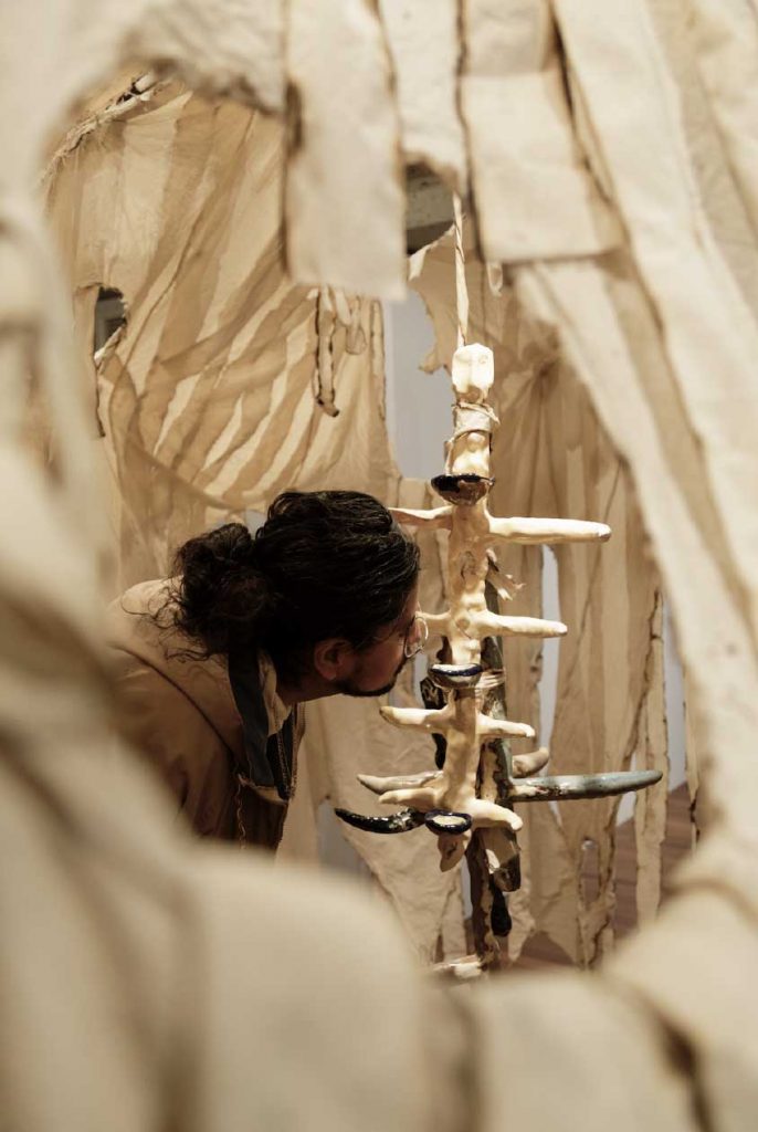 Manuel Mathieu, PHI, Montréal (CAN), 2025, Exhibition view, "Unité dans la noirceur/Unity In Darkness"