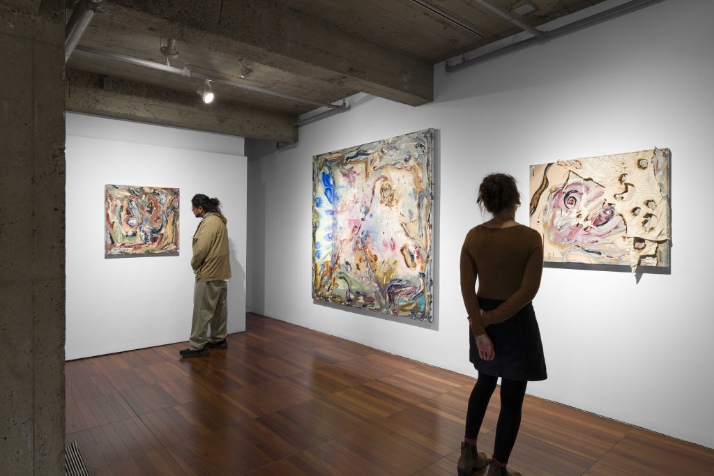 Manuel Mathieu, PHI, Montréal (CAN), 2025, Exhibition view, "Unité dans la noirceur/Unity In Darkness"