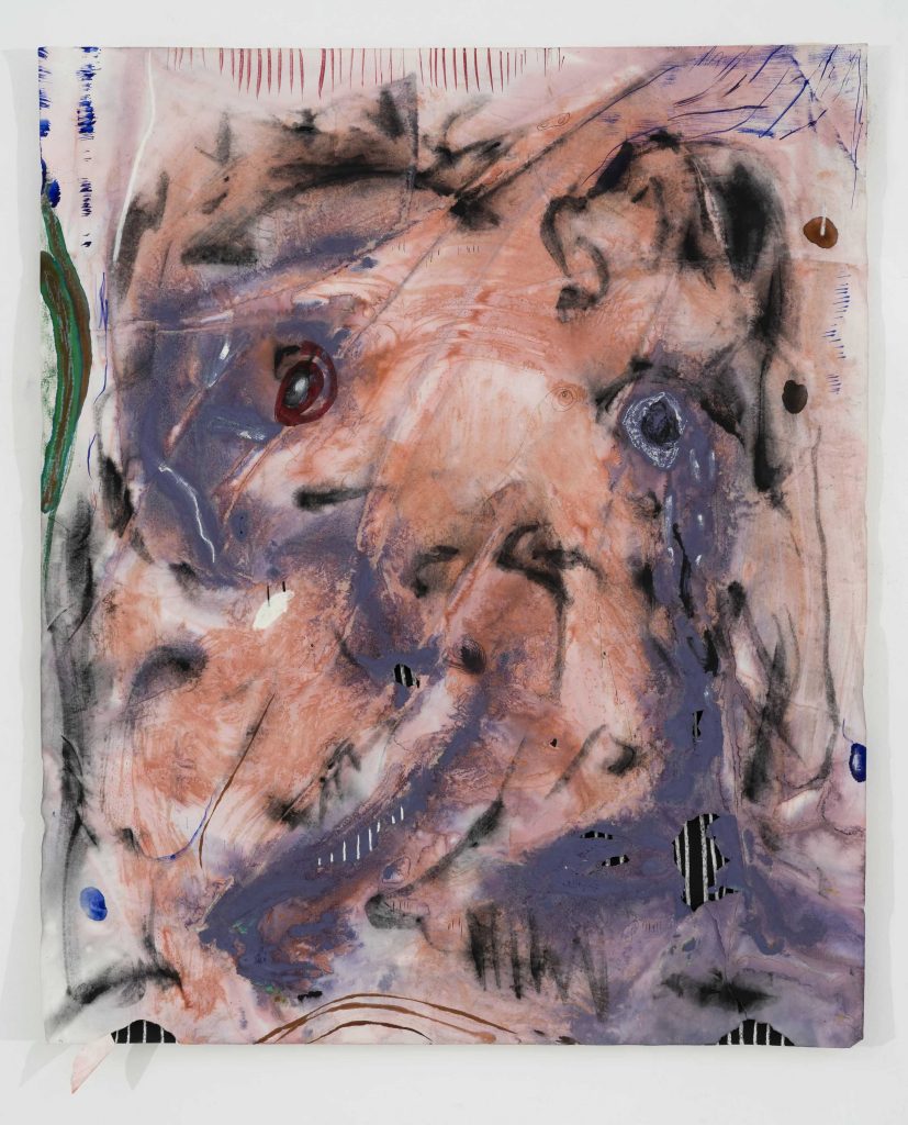 Manuel Mathieu, Dessin Dessin Dessin, 2025, Mixed media on paper, 33 1/8 x 27 1/2 in, 84 x 70 cm