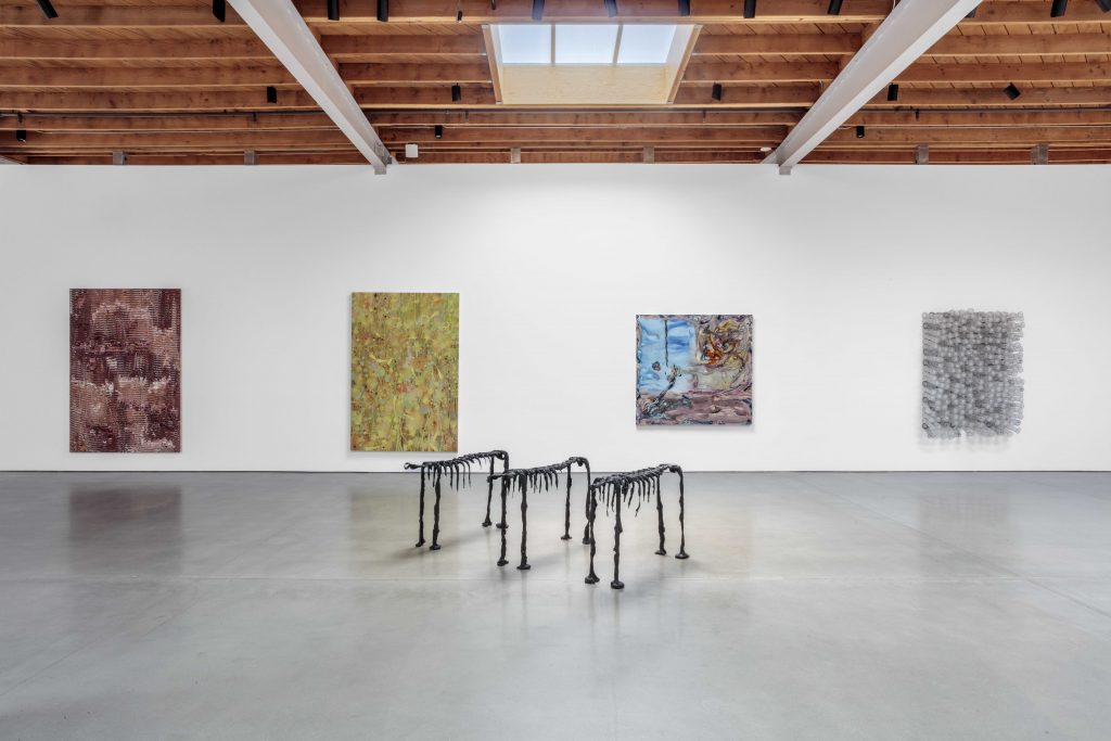 Manuel Mathieu, Jeffrey Deitch Gallery, Los Angeles, USA, Exhibition view, "The Abstract Future"