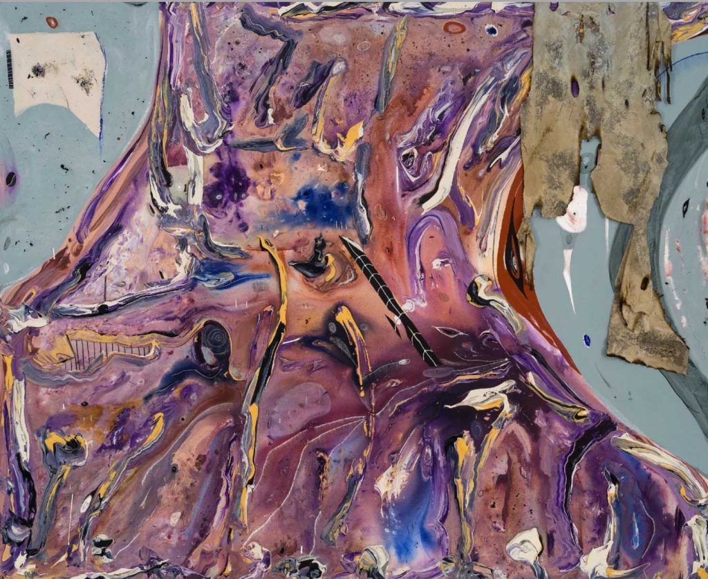 Manuel Mathieu, Les désenchantés, 2024, Mixed Media, 90 x 110 cm