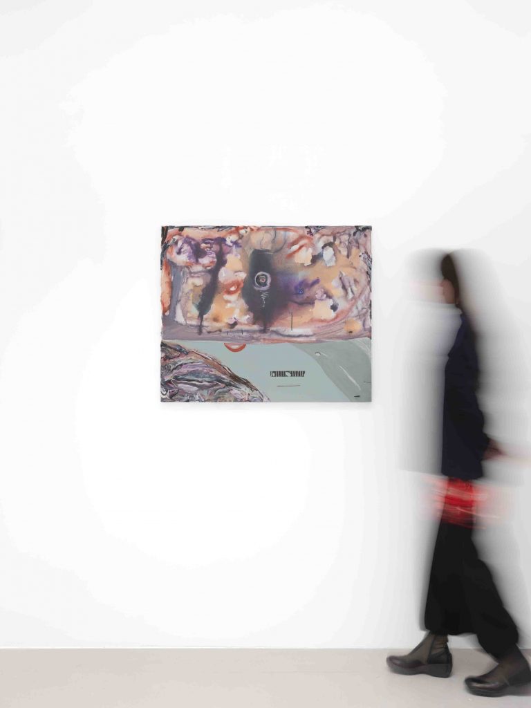 Manuel Mathieu, Paysage sacré, 2024, Mixed media on canvas, 76.2 x 91.5 cm, 30 x 36 in