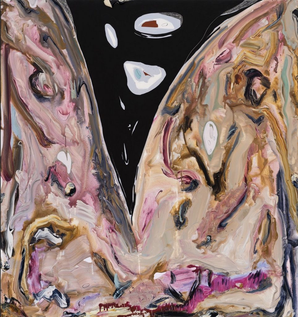 Manuel Mathieu, The Mental Split, 2023, Mixed media, 203,2 x 190,5 cm