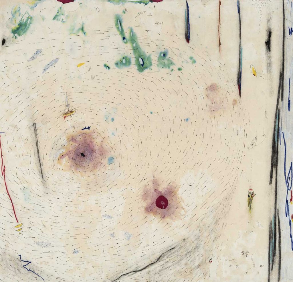 Manuel Mathieu, The beginning and the end, 2024, Mixed Media on Paper, 20 x 21.75 in