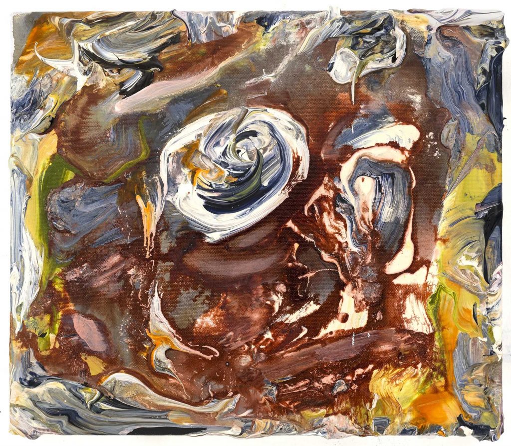 Manuel Mathieu, To Be Whole, 2024, Mixed Medias on Canvas, 12 x 14 in, 30.5 x 35.6 cm