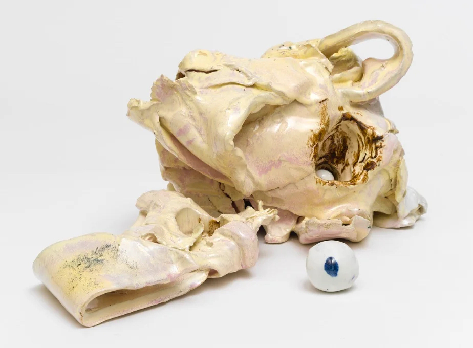 Manuel Mathieu, Untitled, 2022, Ceramic, 20 x 16 x 10 in, 50.8 x 40.6 x 25.4 cm